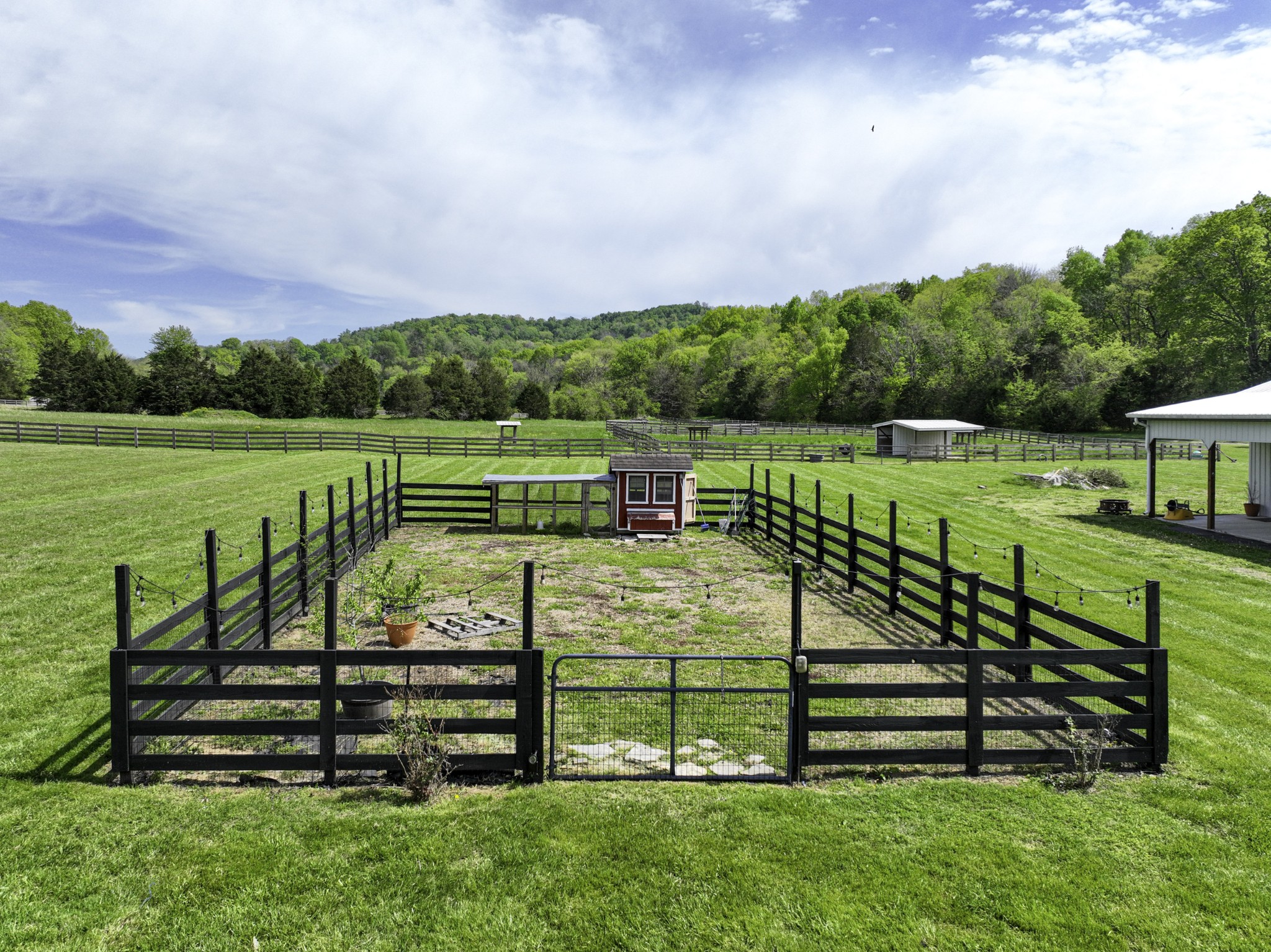 6865 Flat Creek Road College Grove, TN 37046 - Photo 33 of 66 a view of a wooden deck and city view