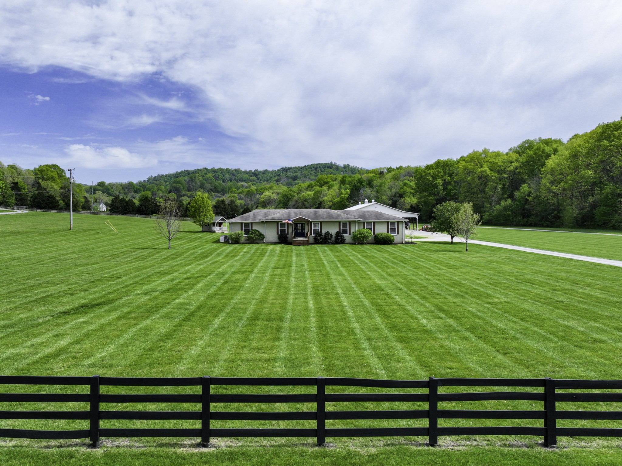 6865 Flat Creek Road College Grove, TN 37046 - Photo 4 of 66 a view of an outdoor space and a yard