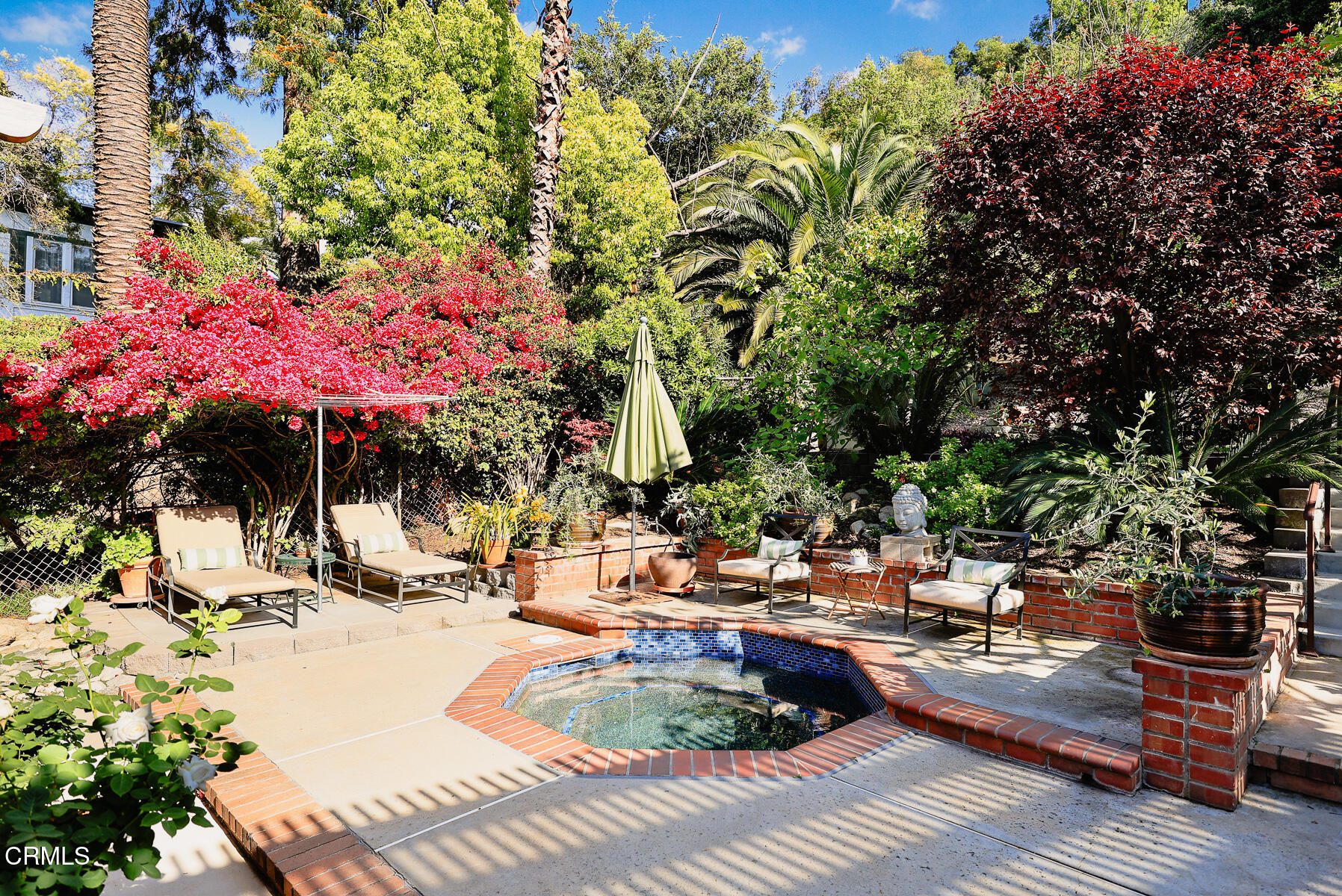 201 Monterey Road South Pasadena, CA 91030 - Photo 32 of 60 a view of swimming pool with outdoor seating and plants