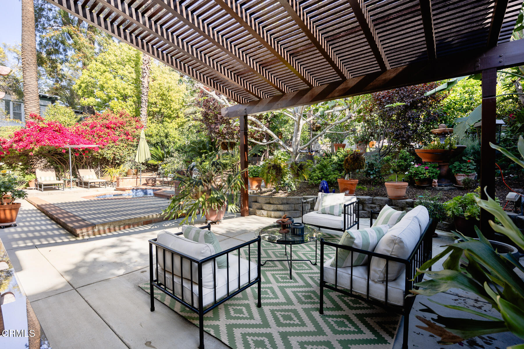 201 Monterey Road South Pasadena, CA 91030 - Photo 34 of 60 an outdoor space with patio lots of furniture and outdoor seating