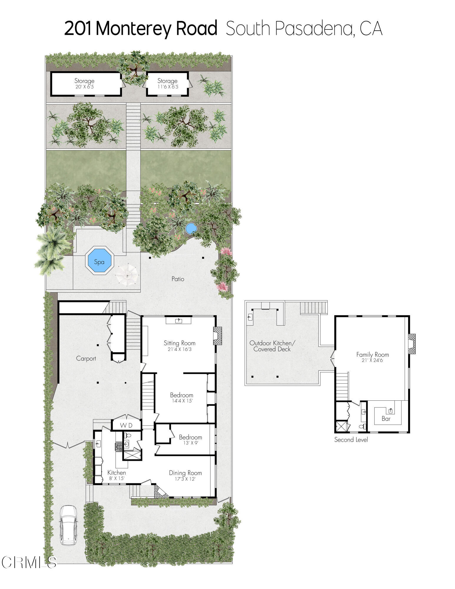 201 Monterey Road South Pasadena, CA 91030 - Photo 60 of 60 Monterey Rd Floor Plan (1)