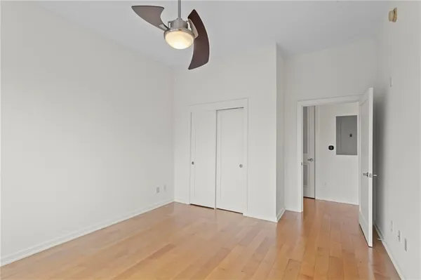 a room with storage and utility