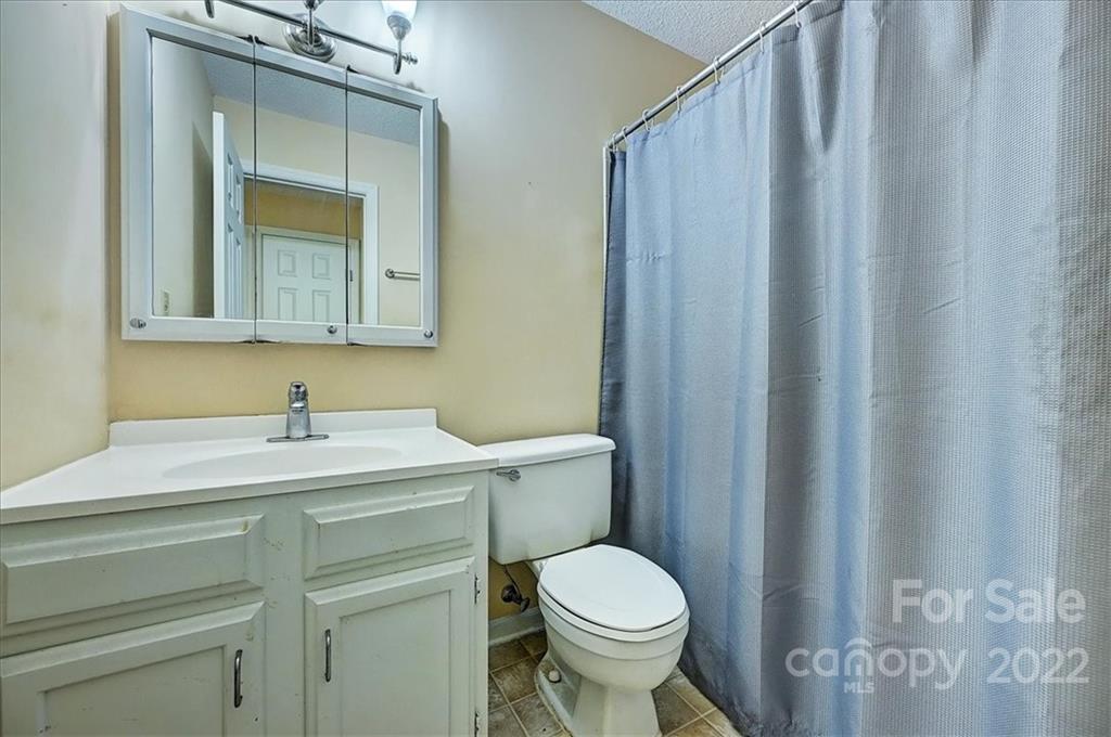 19843 Henderson Road, Unit B Cornelius, NC 28031 - Photo 23 of 43 a bathroom with a sink a toilet and vanity