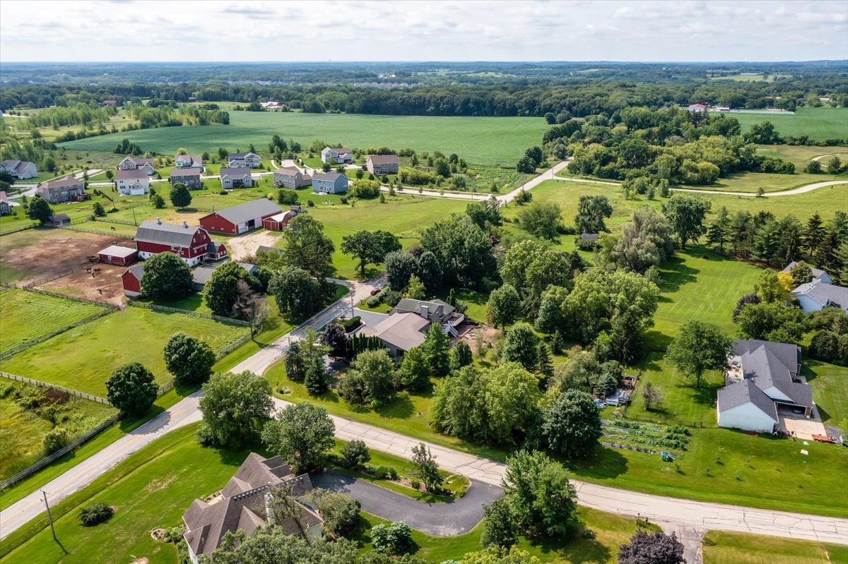 9N576 Crawford Road Elgin, IL 60124 - Photo 40 of 43 an aerial view of a houses with a yard and lake view