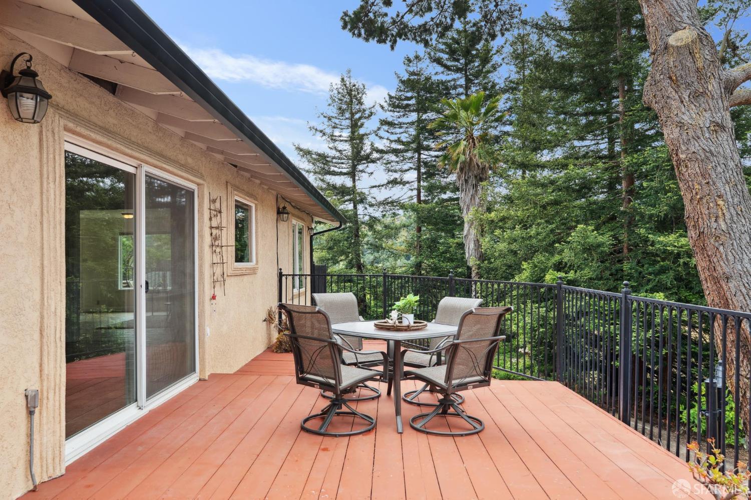 375 Montecillo Drive Walnut Creek, CA 94595 - Photo 45 of 79 a view of a patio with a table and chairs