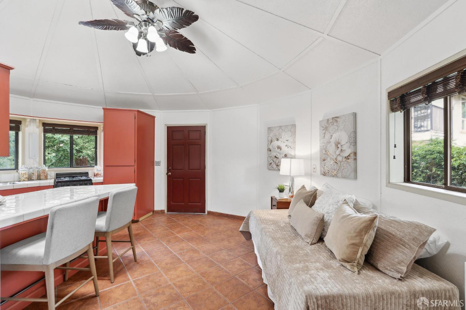 375 Montecillo Drive Walnut Creek, CA 94595 - Photo 56 of 79 a living room with furniture and a large window