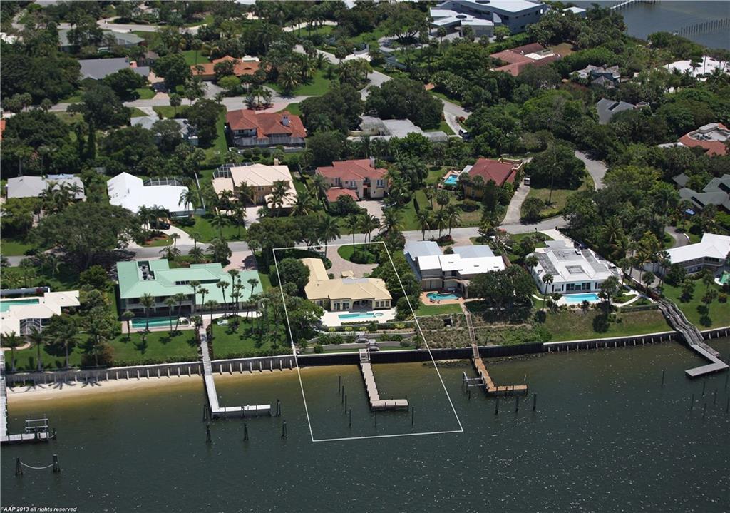 37 West High Point Road Stuart, FL 34996 - Photo 3 of 35 an aerial view of residential houses with outdoor space and swimming pool