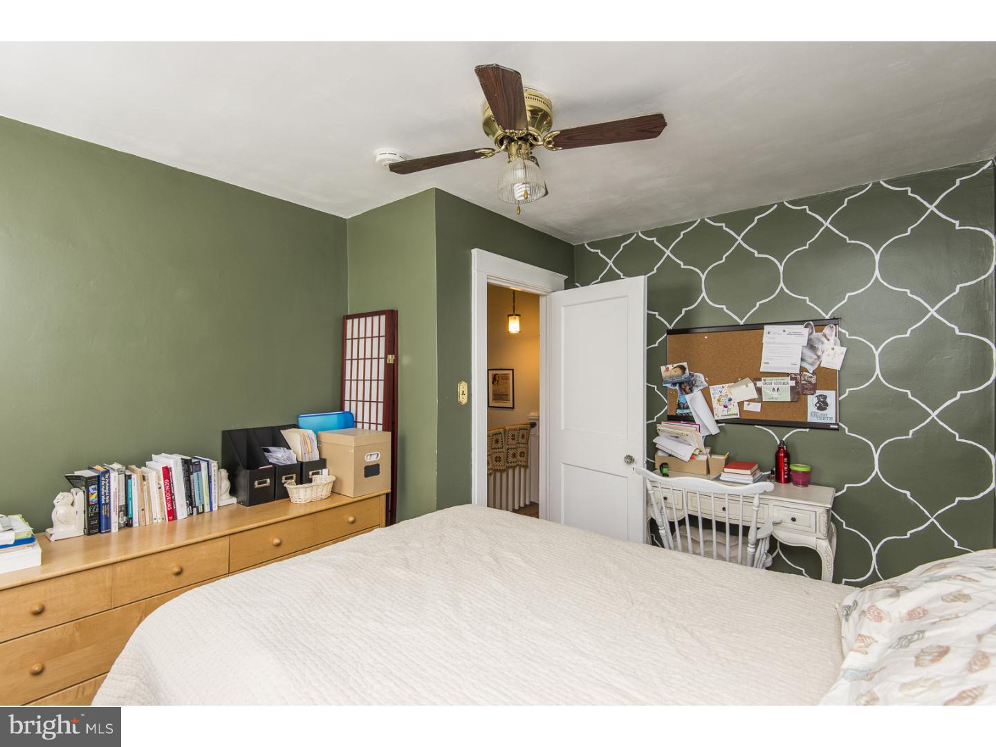 141 South Eagle Road Havertown, PA 19083 - Photo 14 of 24 a bedroom with a bed and a bookshelf