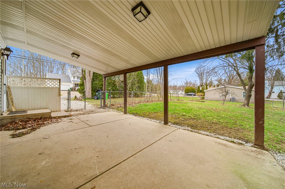2535 Sears Road Stow, OH 44224 - Photo 10 of 34 Another view of the covered patio with plenty of entertaining or relaxation space. Enjoy the outdoors no matter what kind of weather.