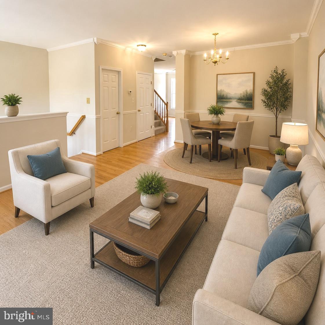 21674 Frame Square Broadlands, VA 20148 - Photo 5 of 43 a living room with furniture and a large window