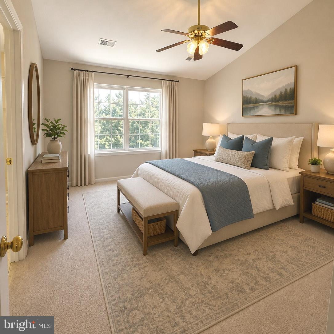 21674 Frame Square Broadlands, VA 20148 - Photo 10 of 43 a spacious bedroom with a bed and a chandelier