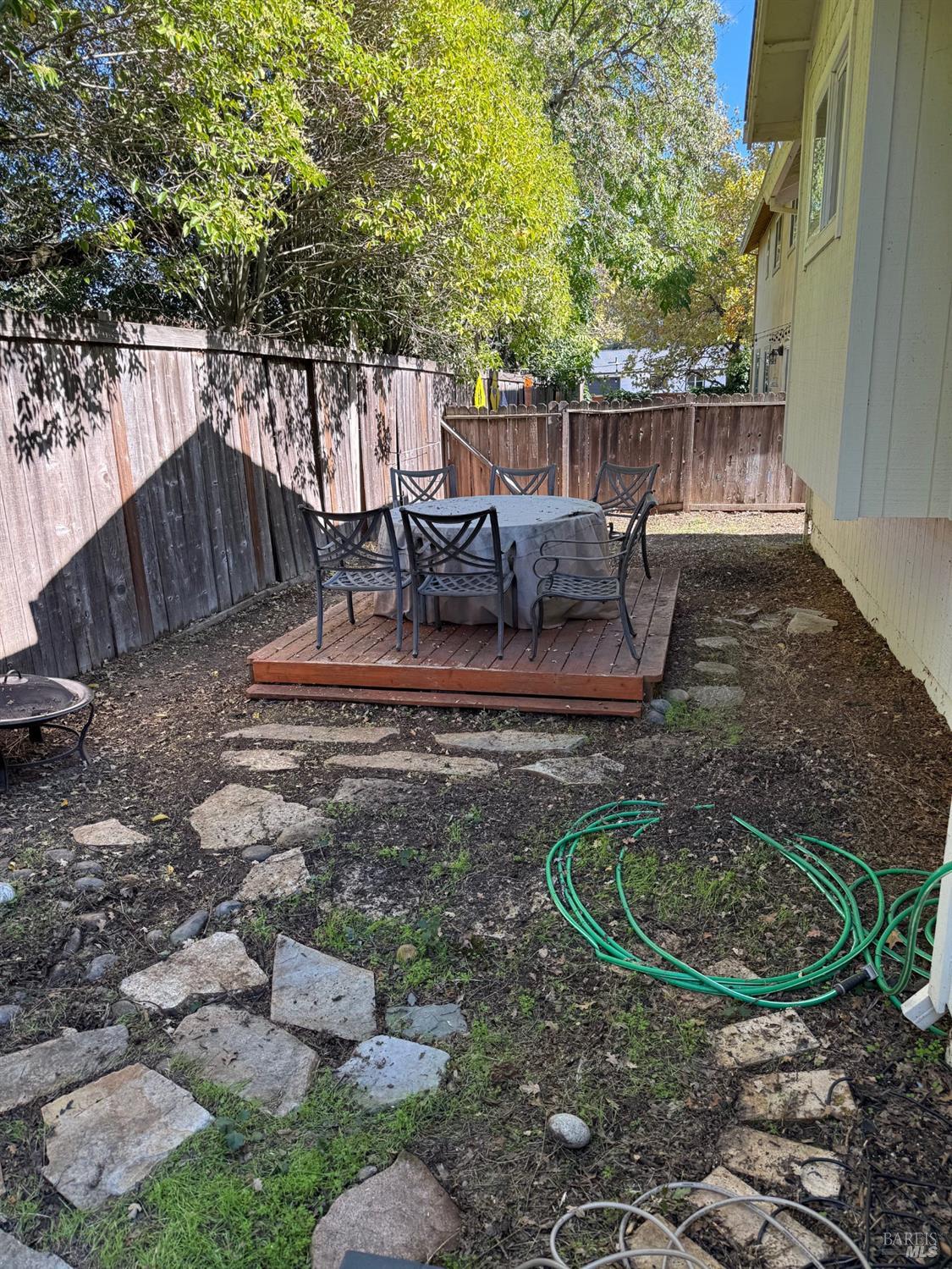 2813 Beth Court Santa Rosa, CA 95403 - Photo 23 of 24 a view of a backyard with plants and a patio