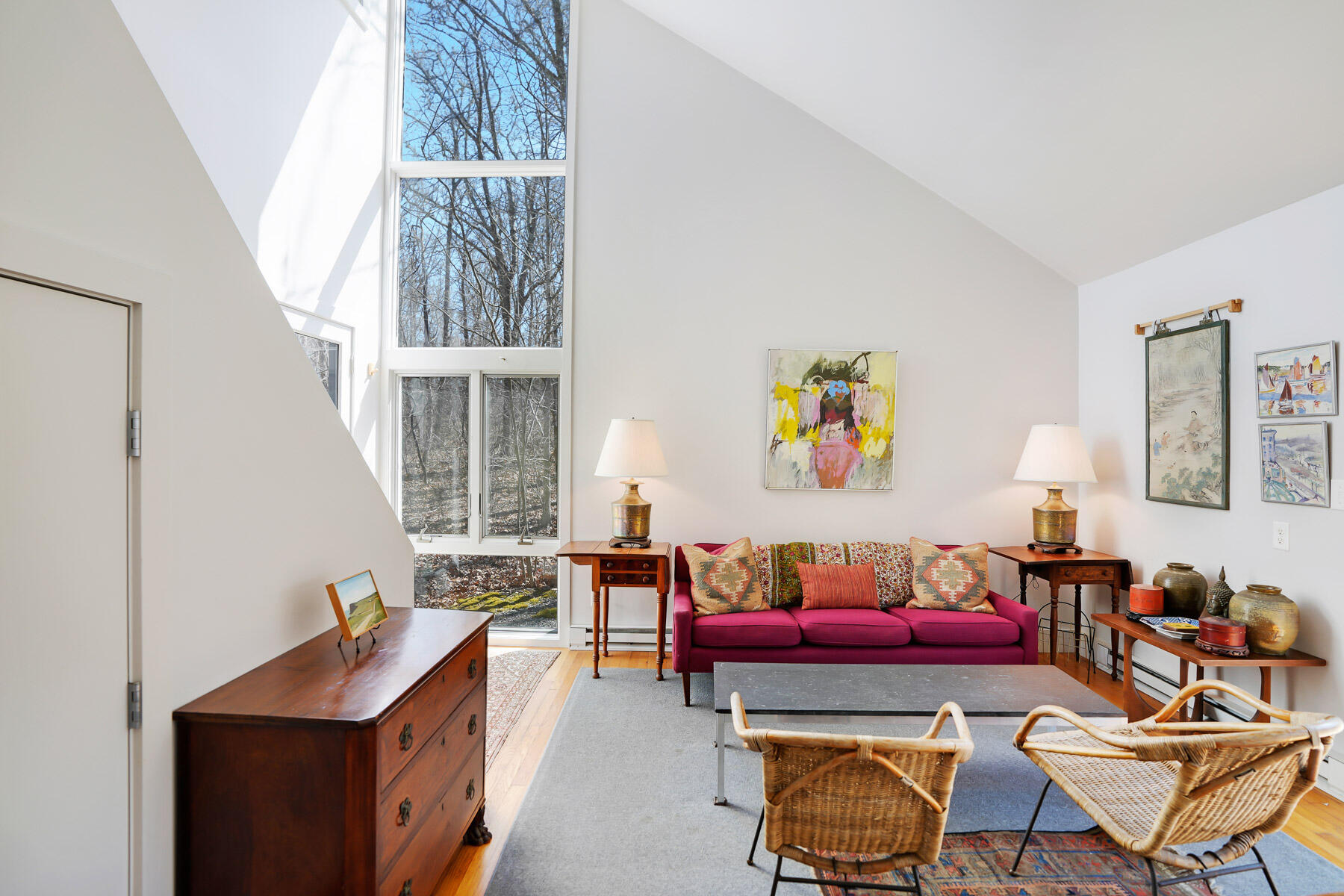 25 Fulling Mill Road Chilmark, MA 02535 - Photo 22 of 28 Guest house living room