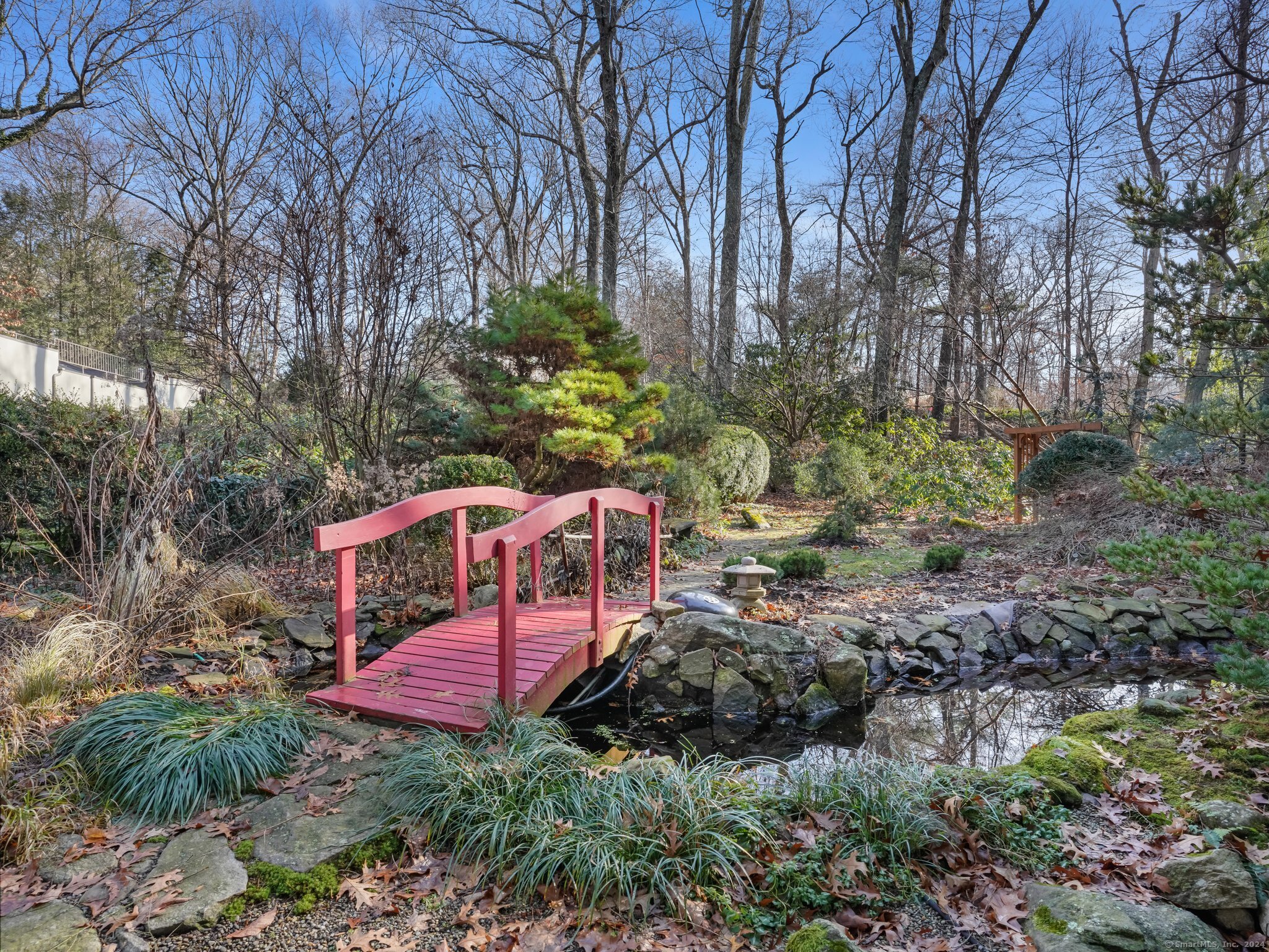 8 Bayberry Ridge Road Westport, CT 06880 - Photo 36 of 40 Bridge in the Asian section of the formal Gardens.