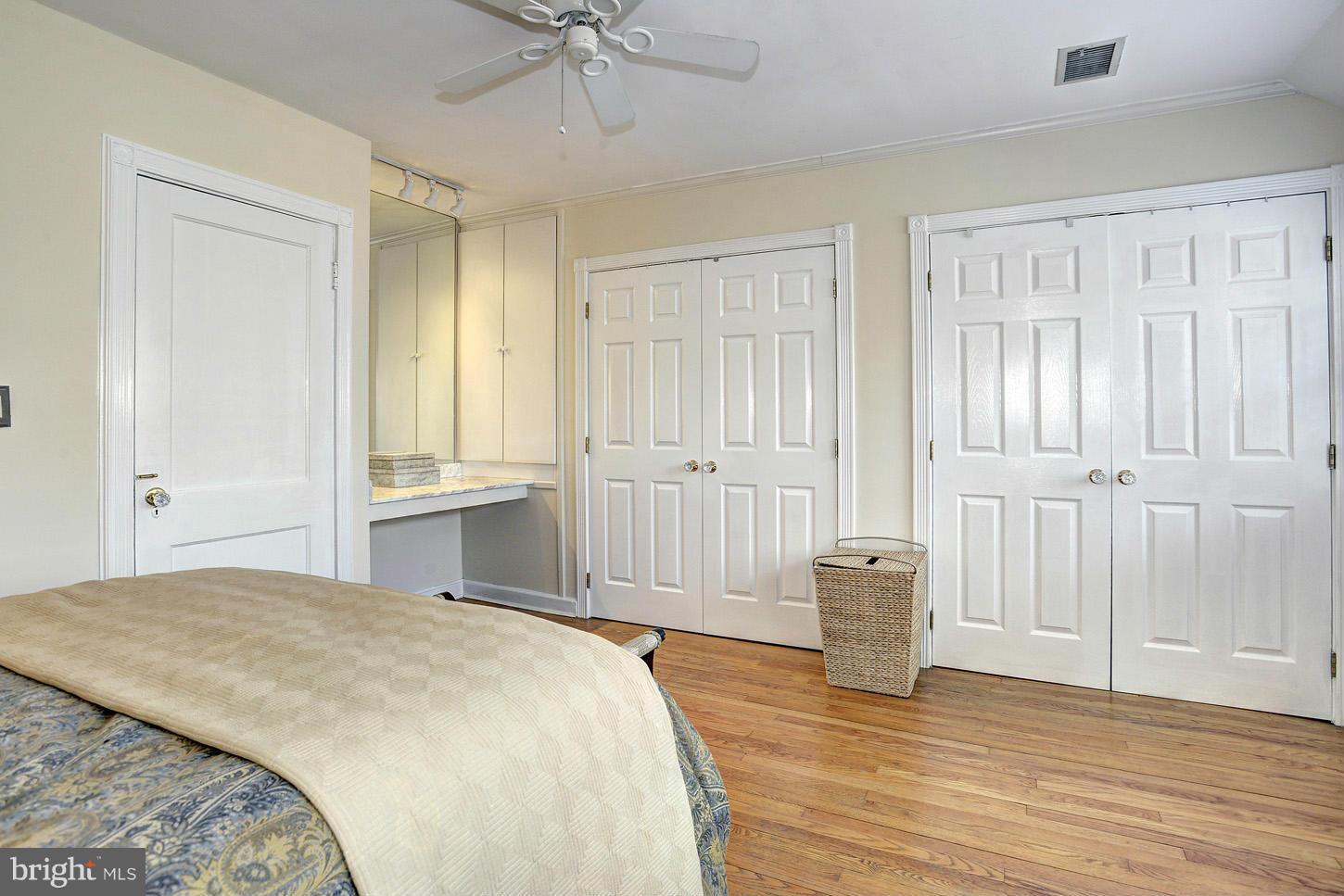 4458 Reservoir Road Northwest Washington, DC 20007 - Photo 11 of 27 Owners bedroom large closets and built in vanity