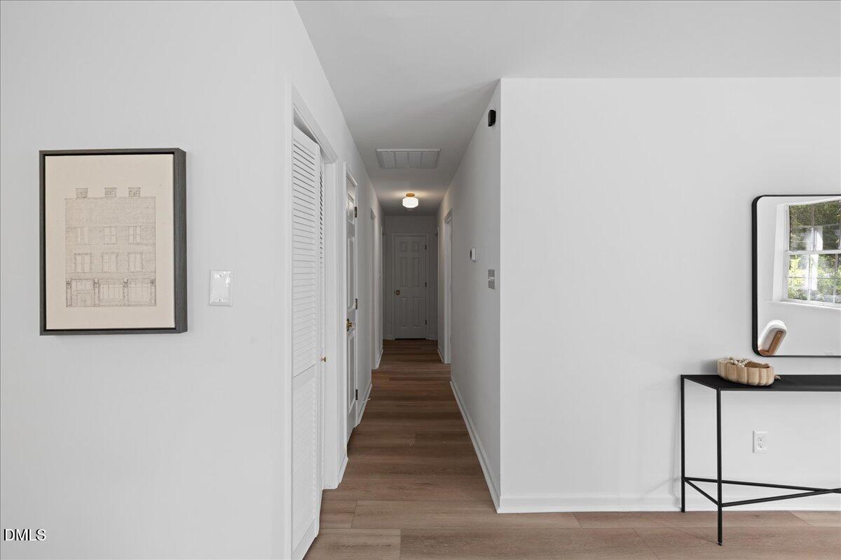 809 Felicia Street Durham, NC 27704 - Photo 12 of 31 a view of a hallway with staircase