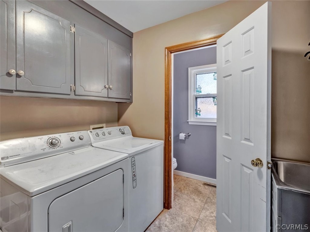 7612 Genuine Risk Lane Midlothian, VA 23112 - Photo 15 of 30 Laundry Room on First Level with Cabinets and NEW