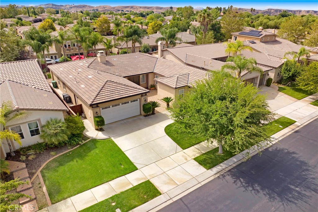 36109 Eagle Lane Beaumont, CA 92223 - Photo 37 of 42 an aerial view of a house with a garden
