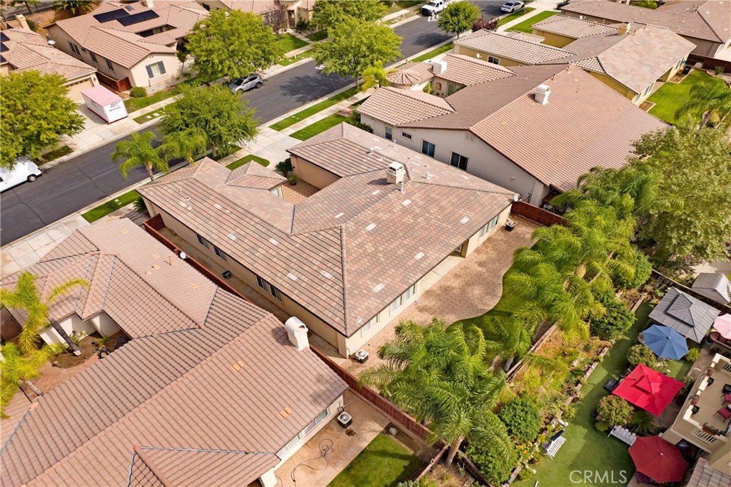 36109 Eagle Lane Beaumont, CA 92223 - Photo 39 of 42 an aerial view of a house with a yard