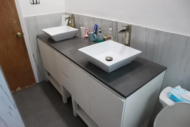 a view of a closet area