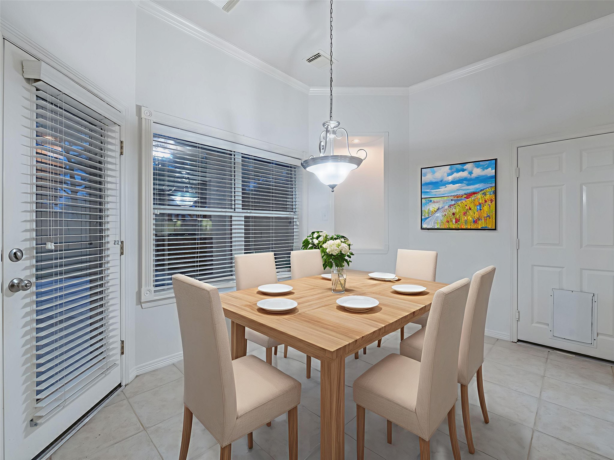1511 Baldridge Lane Katy, TX 77494 - Photo 18 of 50 a view of a dining room with furniture window and wooden floor