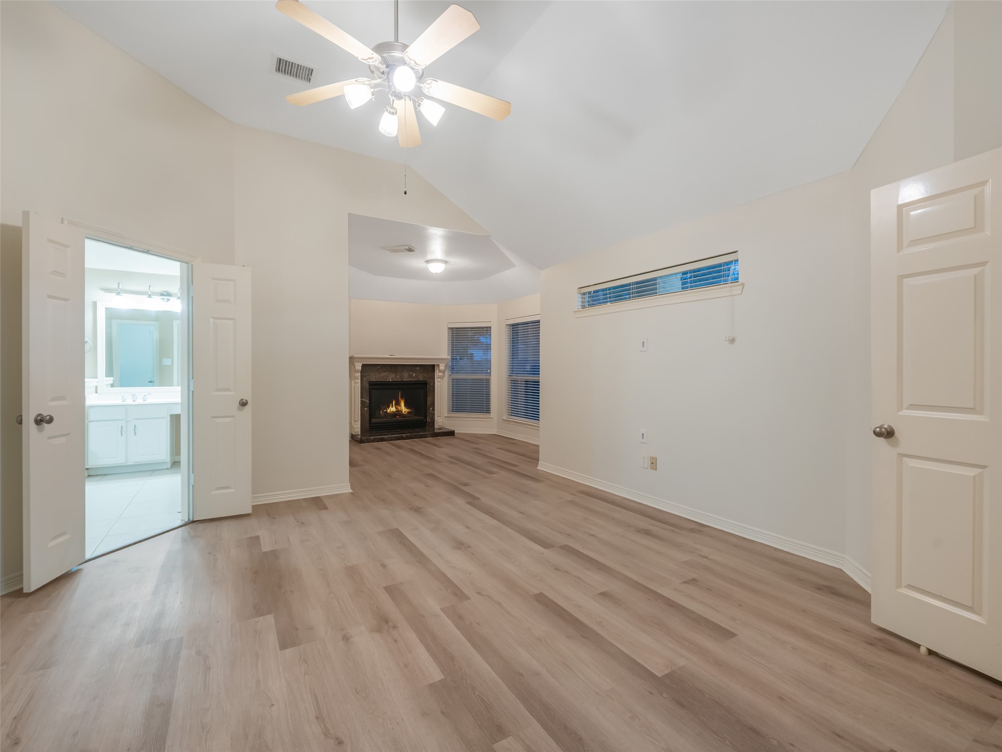 1511 Baldridge Lane Katy, TX 77494 - Photo 23 of 50 wooden floor in an empty room with a window