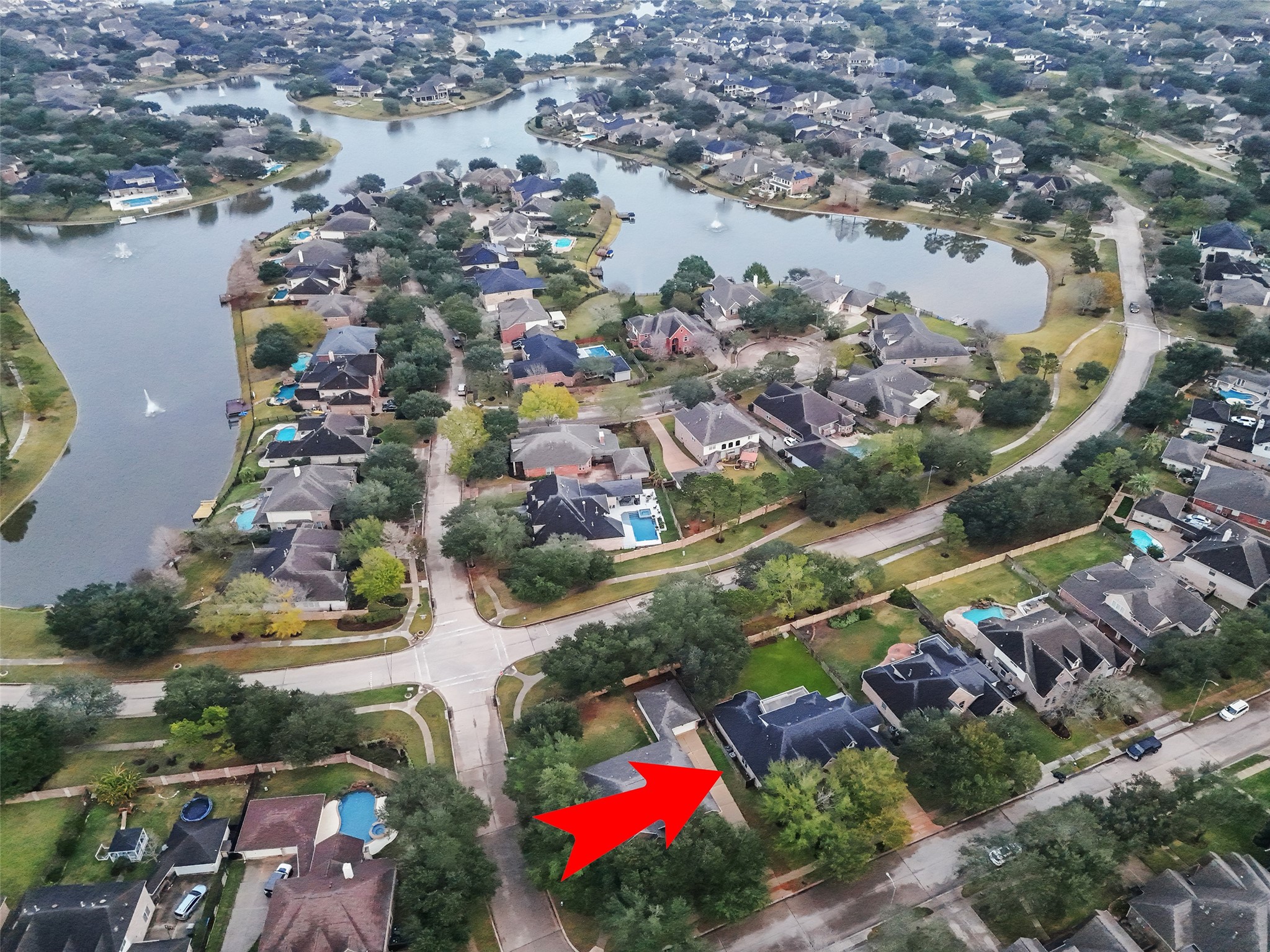 1511 Baldridge Lane Katy, TX 77494 - Photo 48 of 50 an aerial view of residential houses with outdoor space