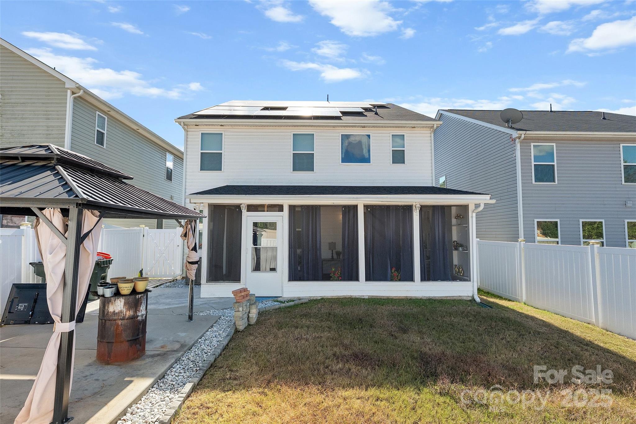 14027 Ridgewater Way Charlotte, NC 28278 - Photo 40 of 48 a view of a house with backyard and porch