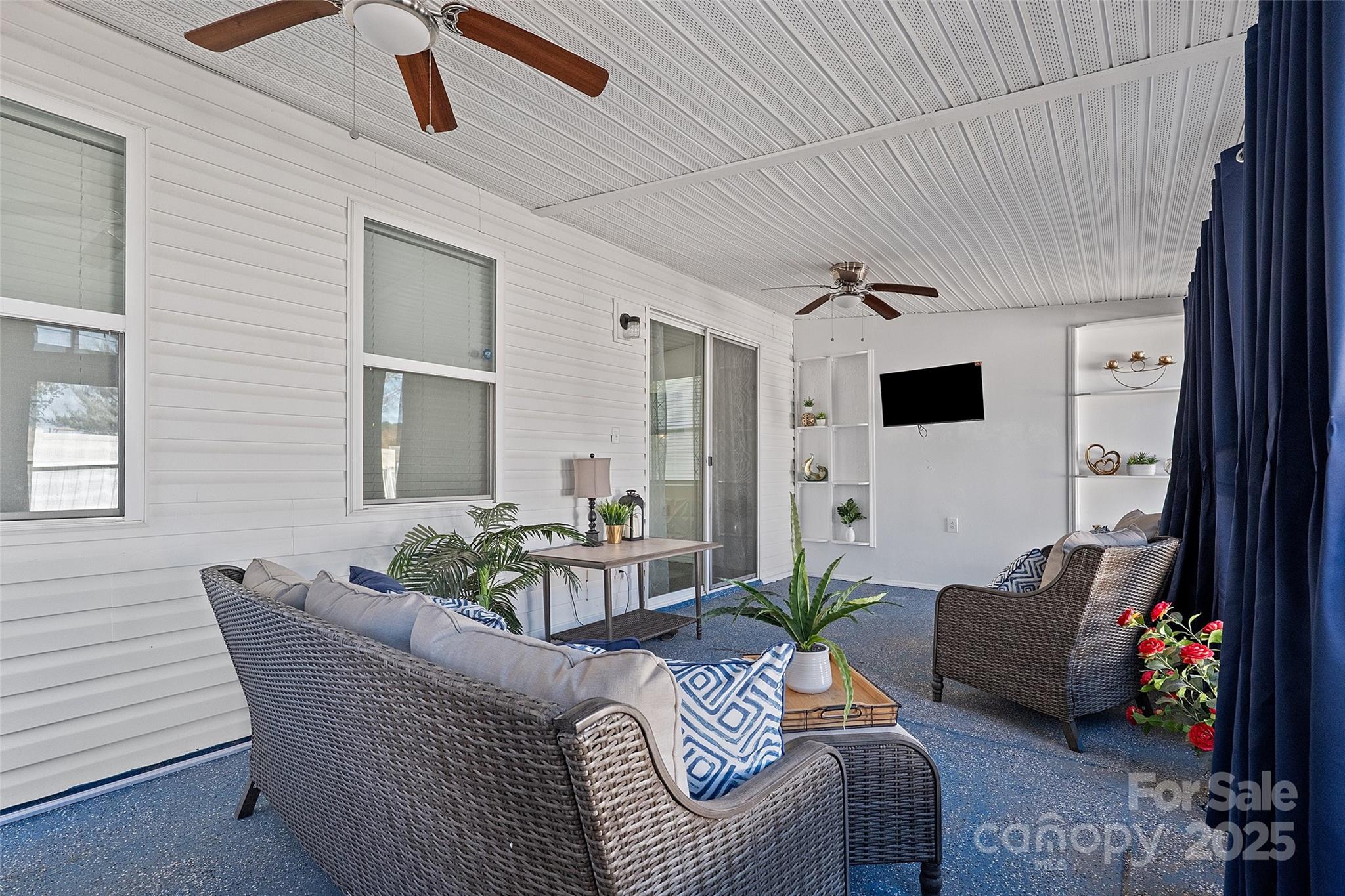 14027 Ridgewater Way Charlotte, NC 28278 - Photo 41 of 48 a living room with furniture and wooden floor