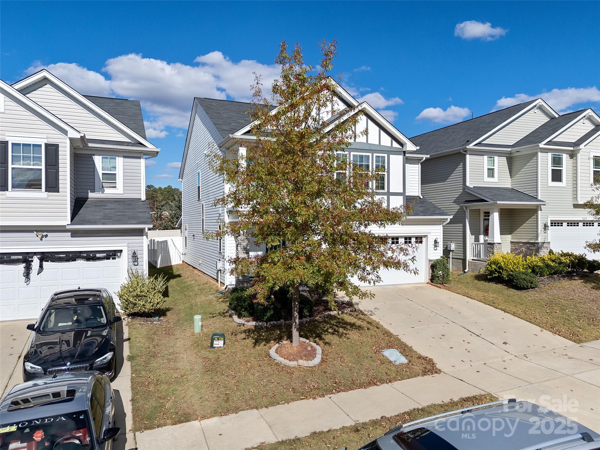 14027 Ridgewater Way Charlotte, NC 28278 - Photo 43 of 48 a very nice looking house with a fountain in front of it