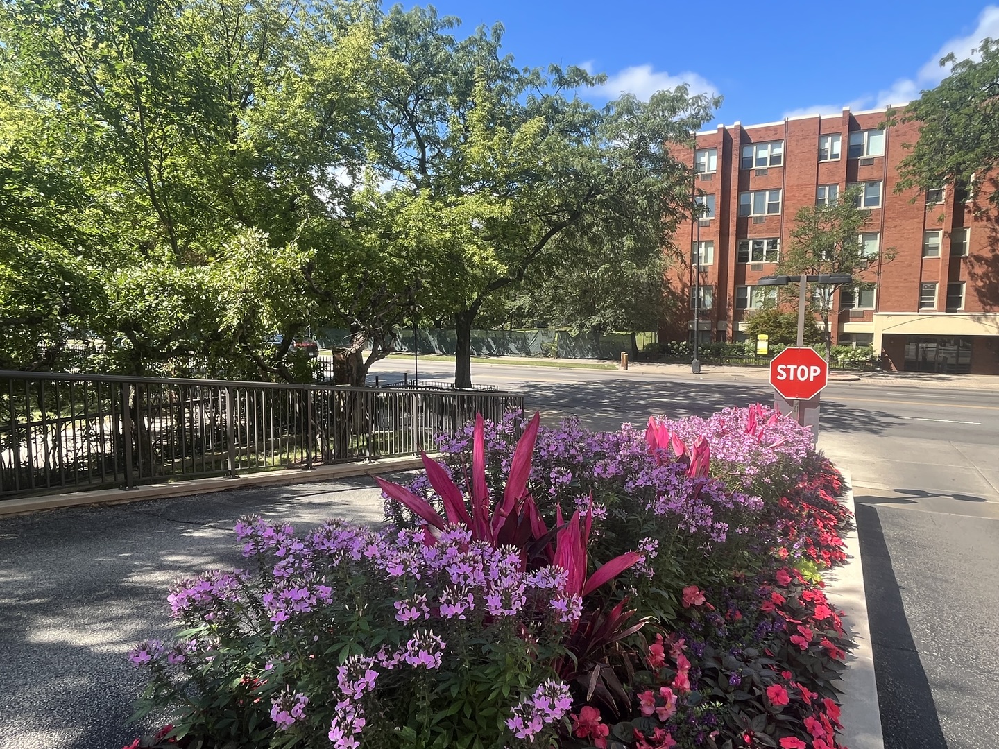 6007 North Sheridan Road, Unit 31F Chicago, IL 60660 - Photo 37 of 43 a sign that is in front of flowers