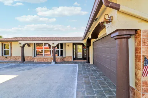 a view of front door