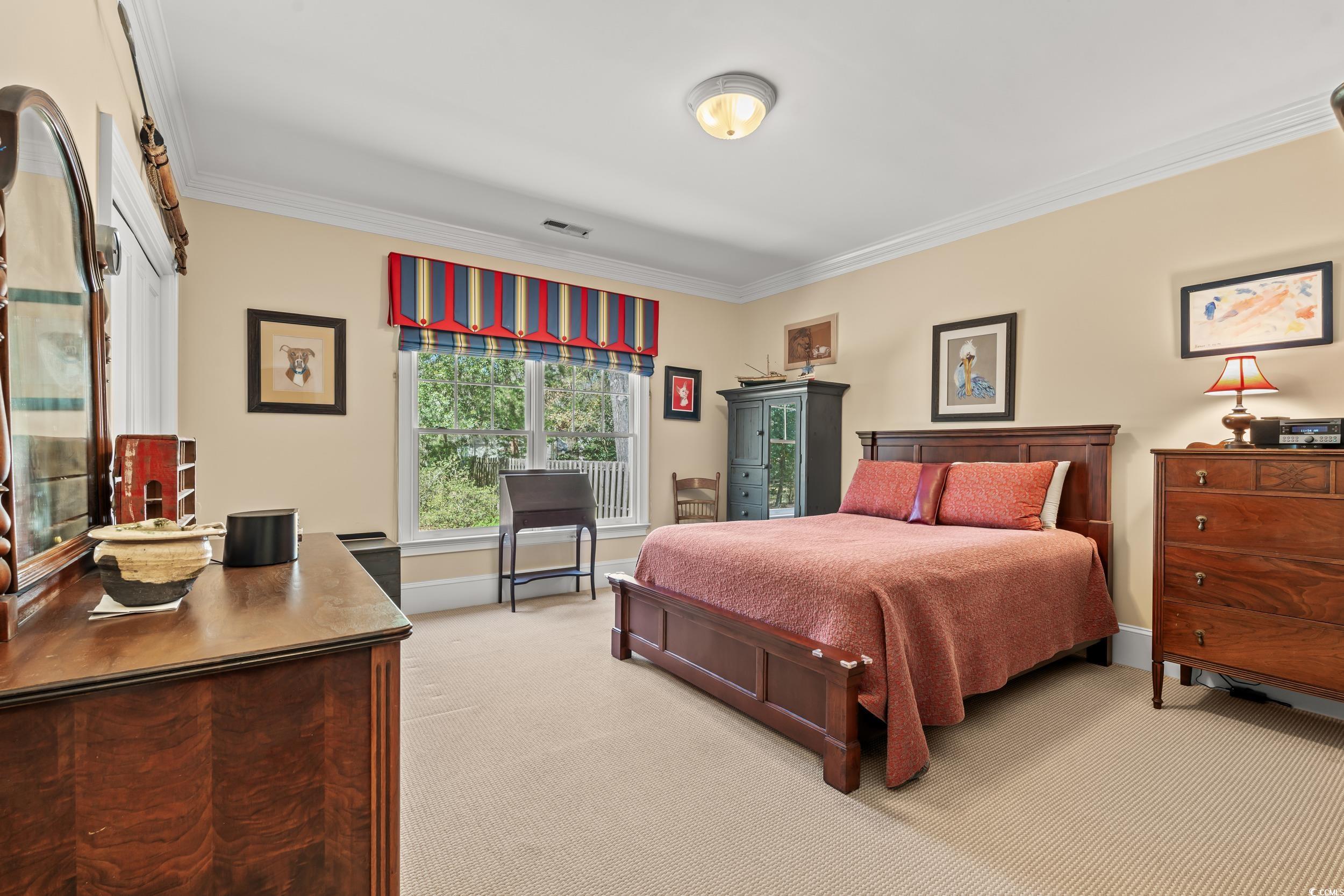 246 County Rd S-22-656 Murrells Inlet, SC 29576 - Photo 24 of 39 Bedroom featuring baseboards, ornamental molding,