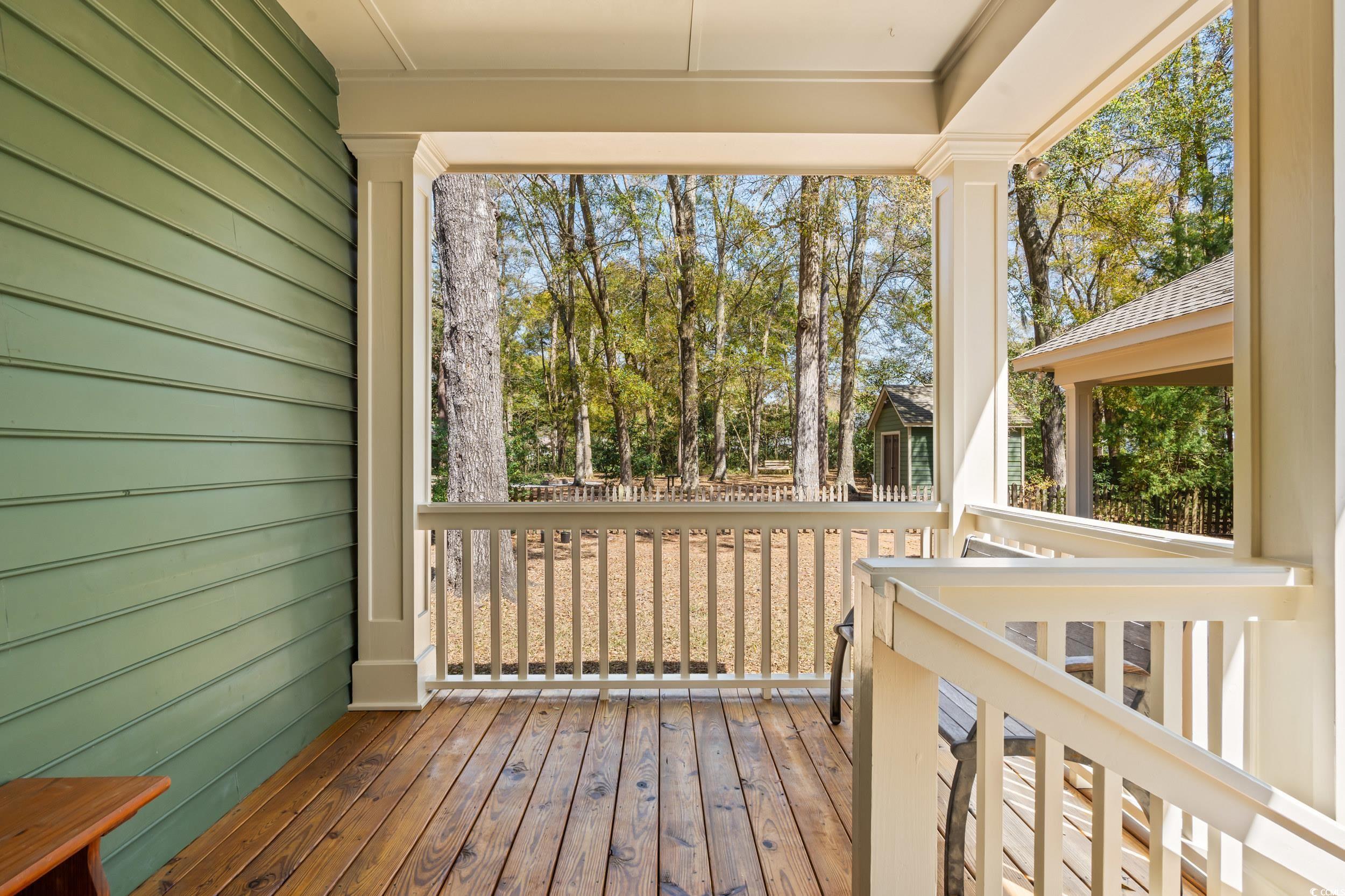 246 County Rd S-22-656 Murrells Inlet, SC 29576 - Photo 35 of 39 Back porch overlooking the backyard