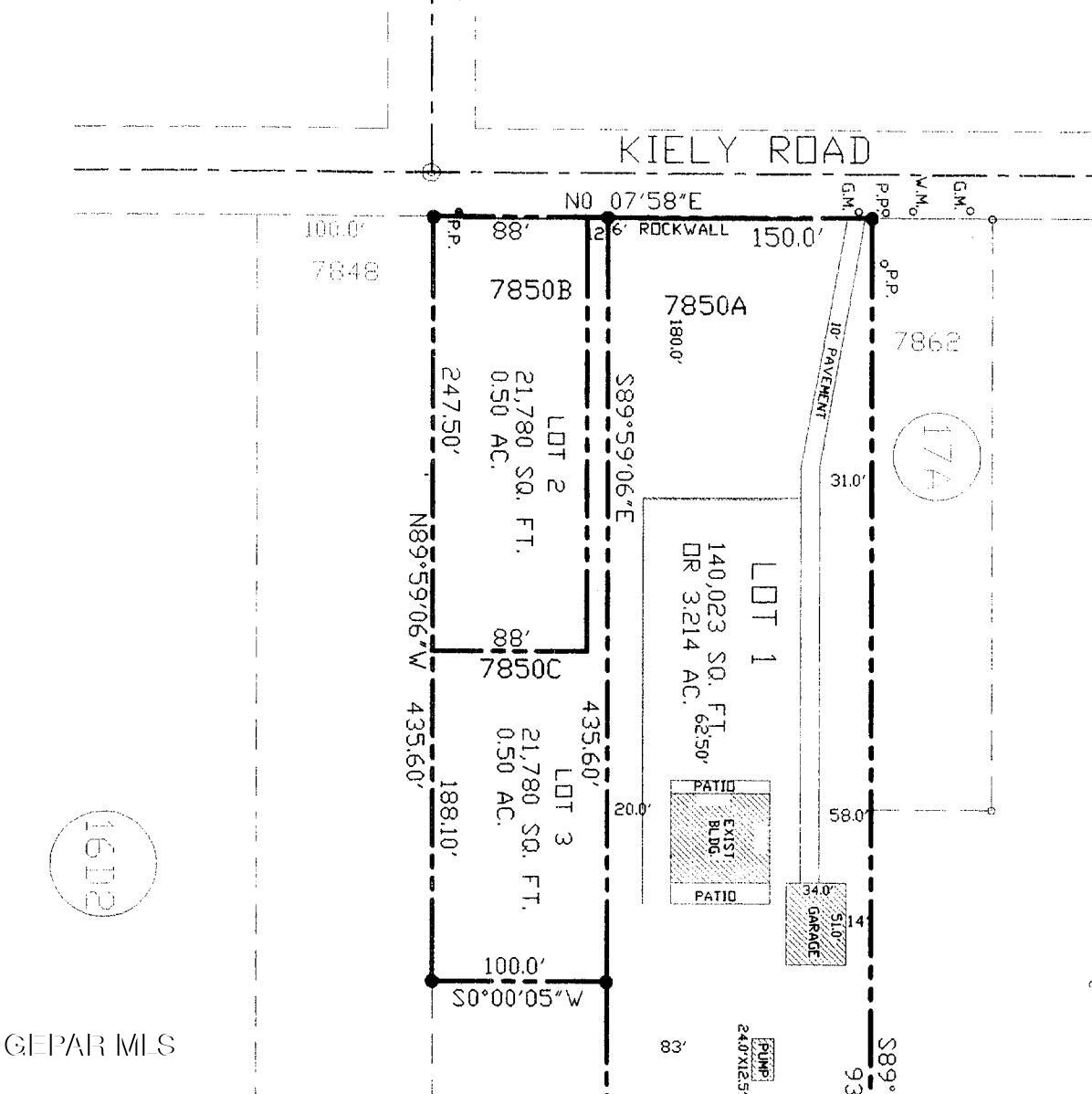 7854 Kiely Road Vinton, TX 79821 - Photo 6 of 14 Plat Map