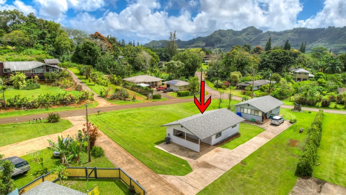 6363 A Puupilo Road Kapaa, HI 96746 - Photo 19 of 19 an aerial view of a house with outdoor space