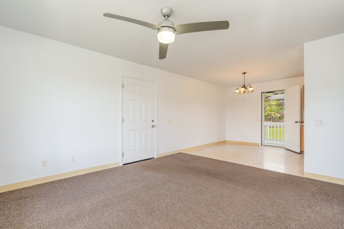 6363 A Puupilo Road Kapaa, HI 96746 - Photo 9 of 19 an empty room with fan and windows