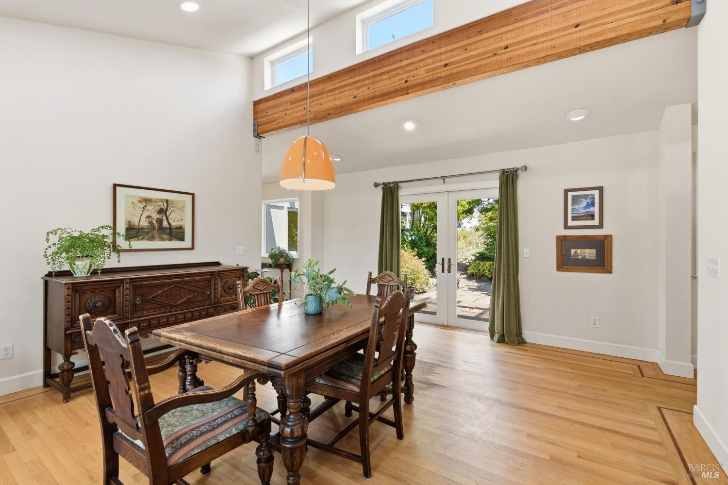 3223 Canfield Road Sebastopol, CA 95472 - Photo 11 of 58 Dining Room with French Doors to Outside Patio