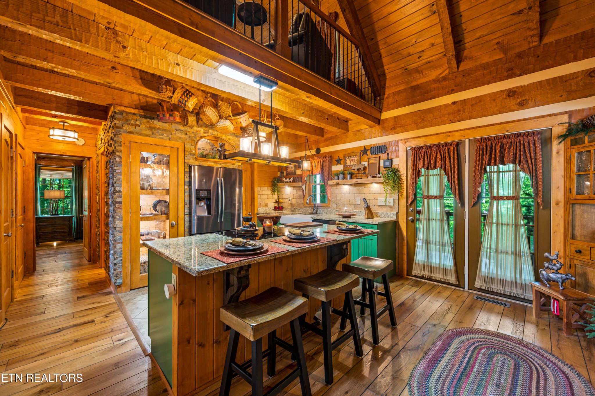 144 Lakeside Townsend, TN 37882 - Photo 12 of 56 a view of a dining room with furniture window and outside view