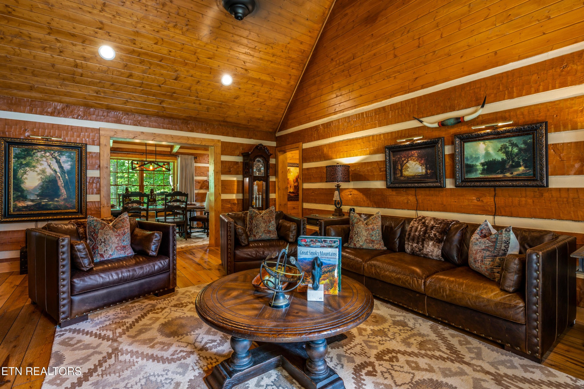 144 Lakeside Townsend, TN 37882 - Photo 24 of 56 a living room with furniture and a flat screen tv