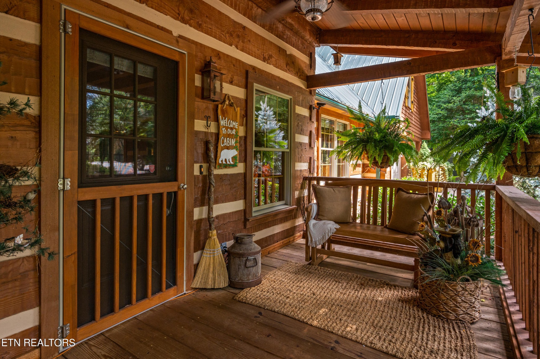 144 Lakeside Townsend, TN 37882 - Photo 4 of 56 a view of a chairs setting in the porch