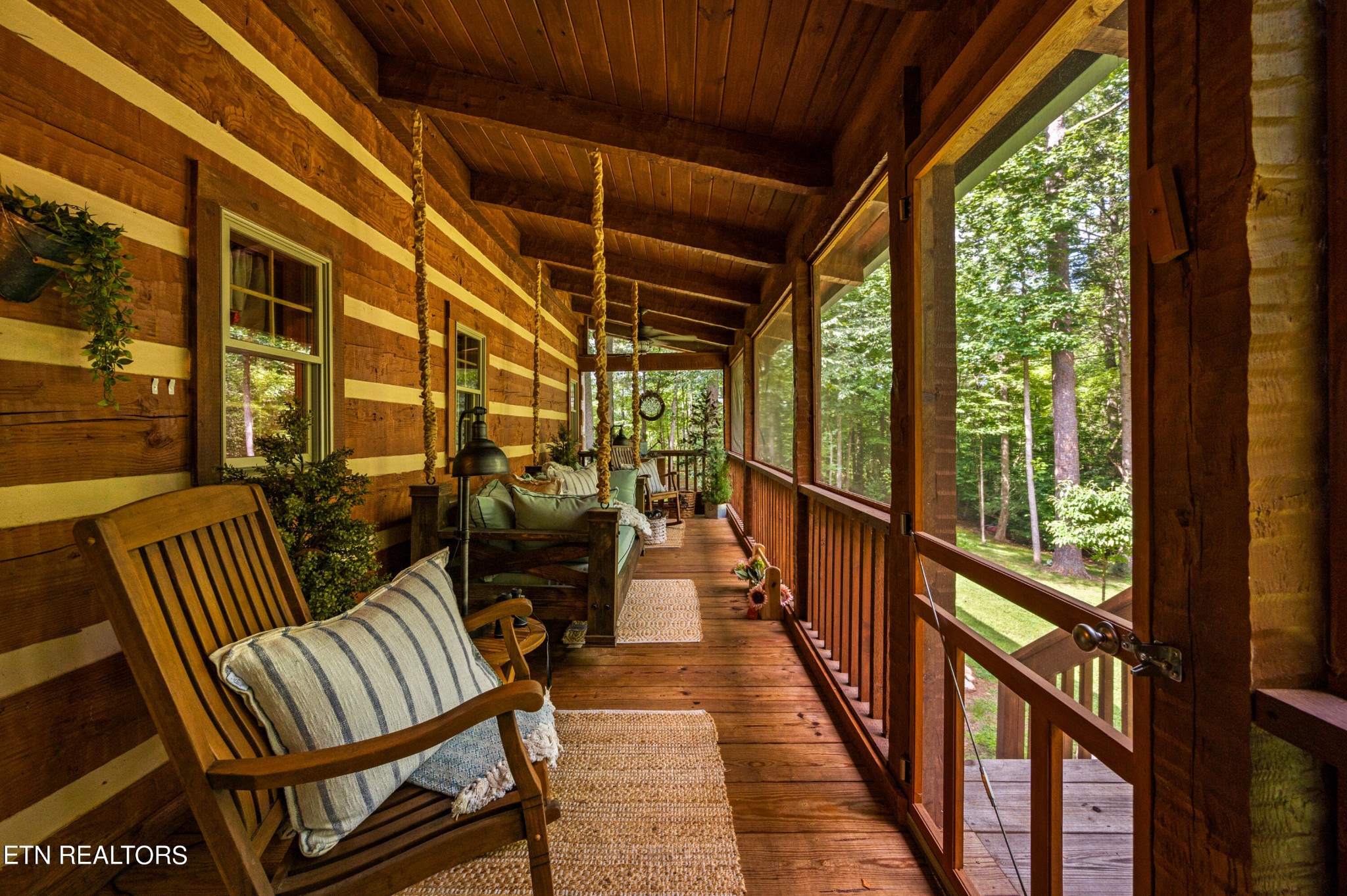 144 Lakeside Townsend, TN 37882 - Photo 44 of 56 a view of two chairs in the balcony