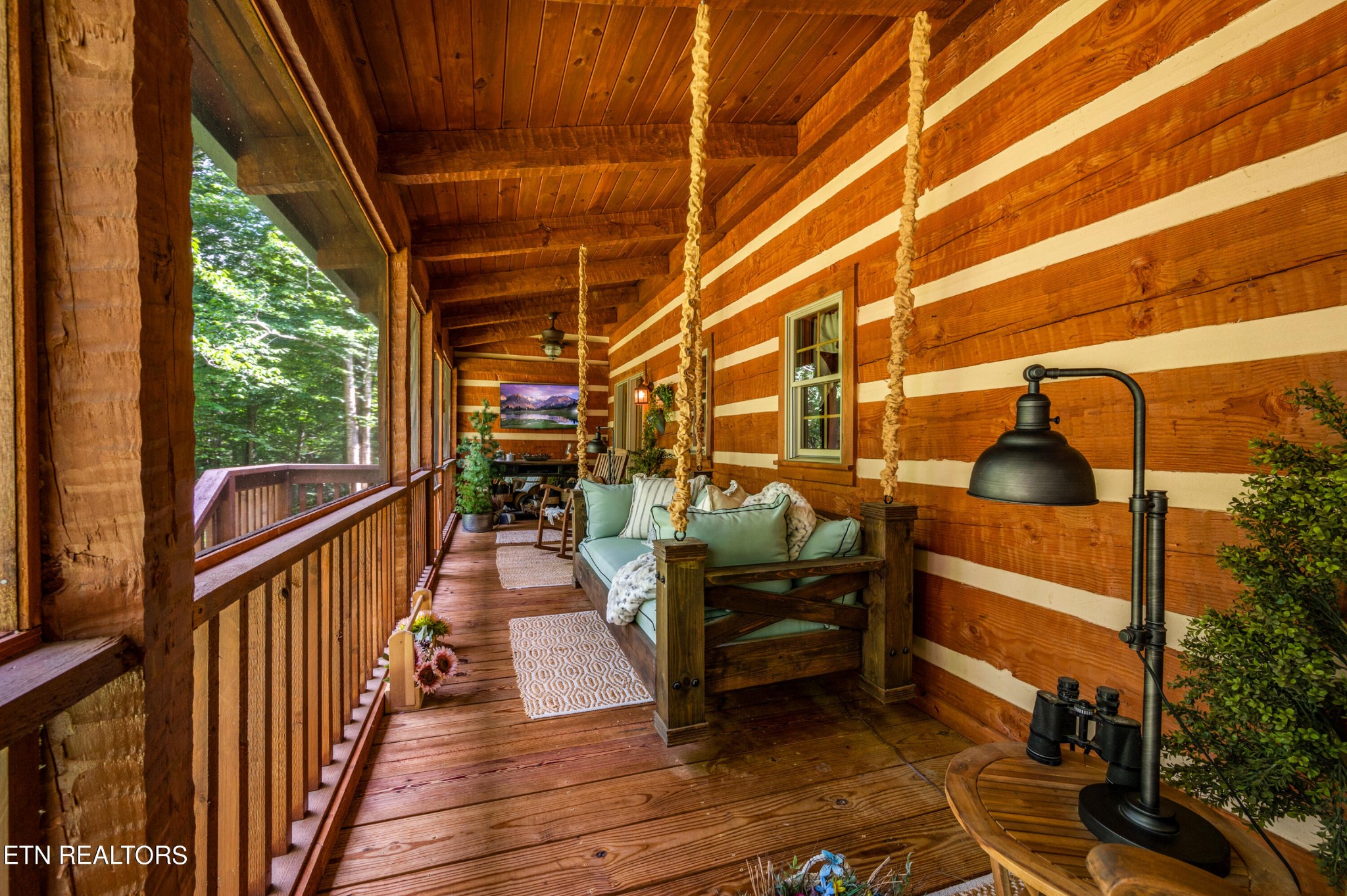 144 Lakeside Townsend, TN 37882 - Photo 46 of 56 a view of a balcony with chairs