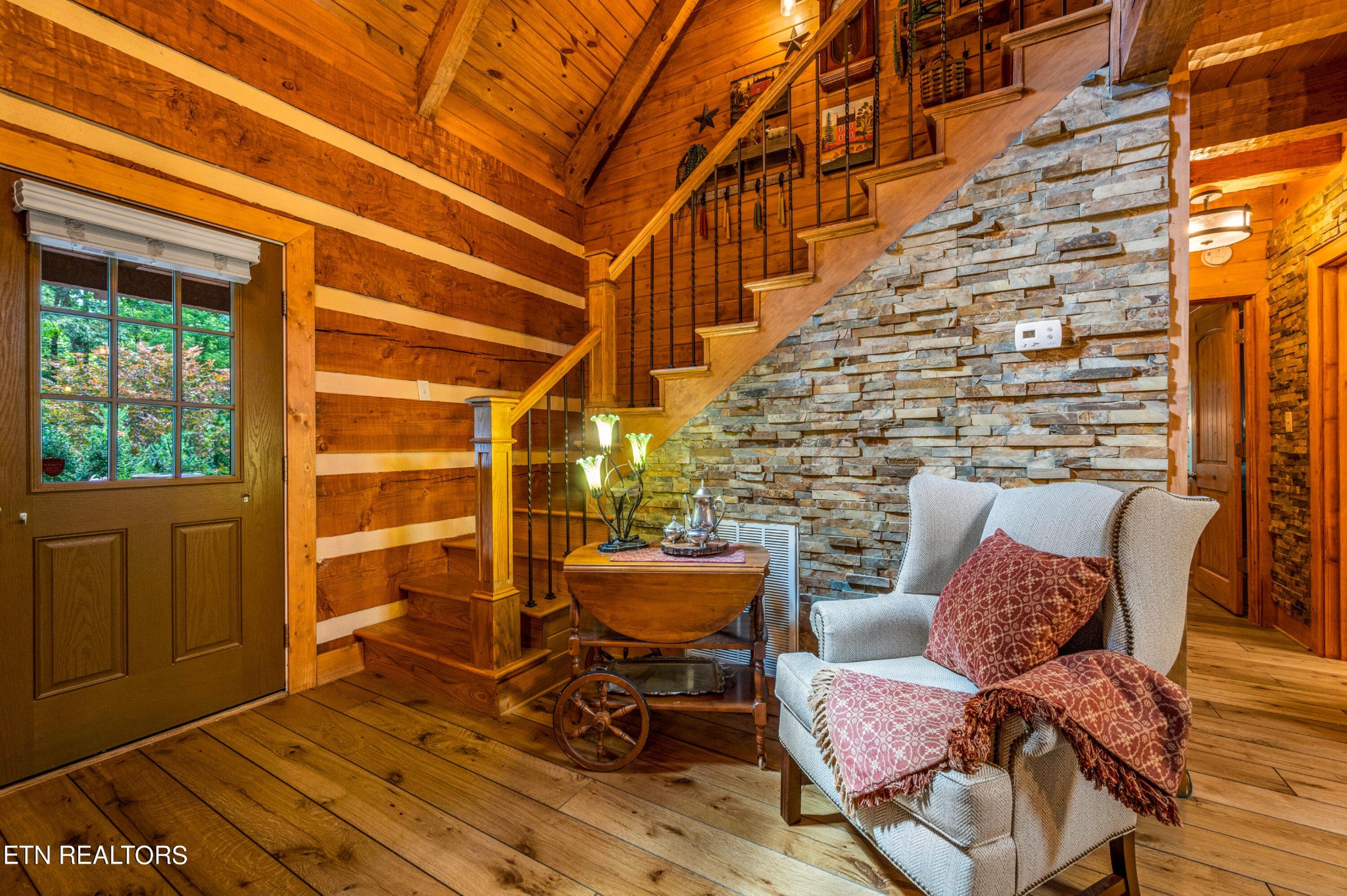 144 Lakeside Townsend, TN 37882 - Photo 7 of 56 a balcony with table and chairs