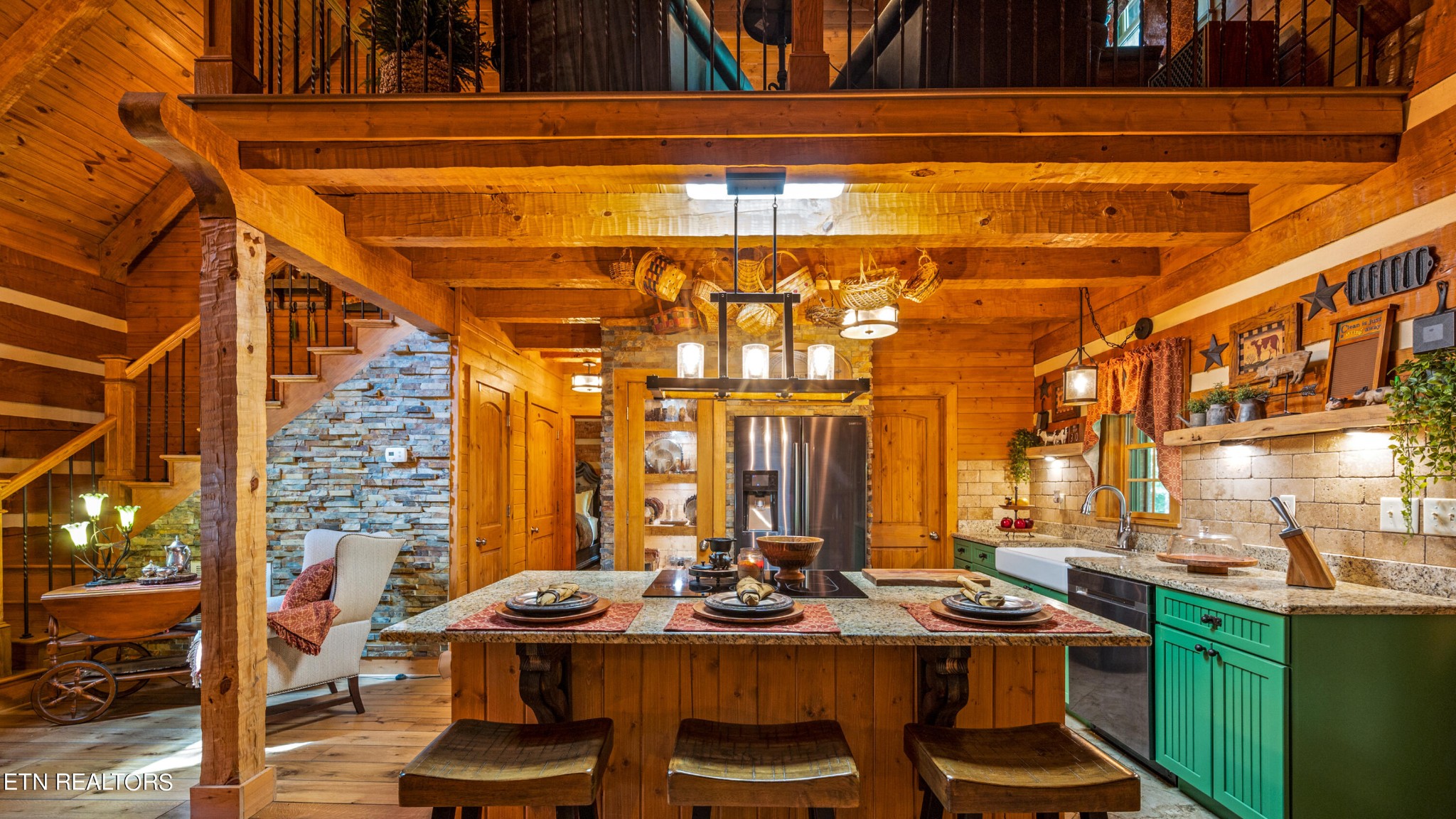 144 Lakeside Townsend, TN 37882 - Photo 9 of 56 a view of a dining table and chairs in the patio