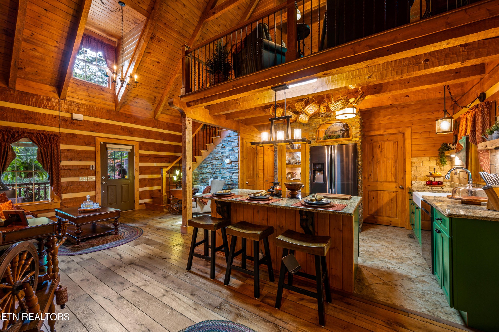 144 Lakeside Townsend, TN 37882 - Photo 10 of 56 a view of a dinning table and chairs in the patio
