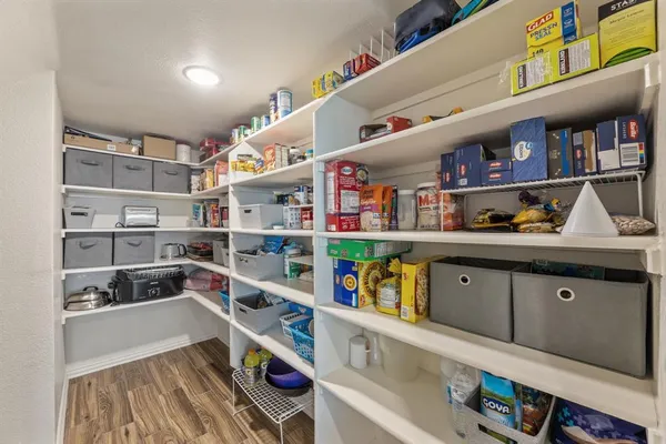 a view of storage and utility room