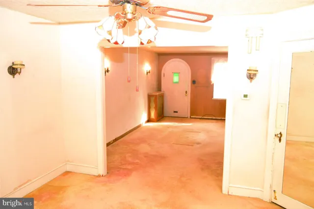 a view of a bathroom with a shower