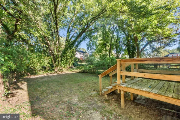 a view of outdoor space with garden