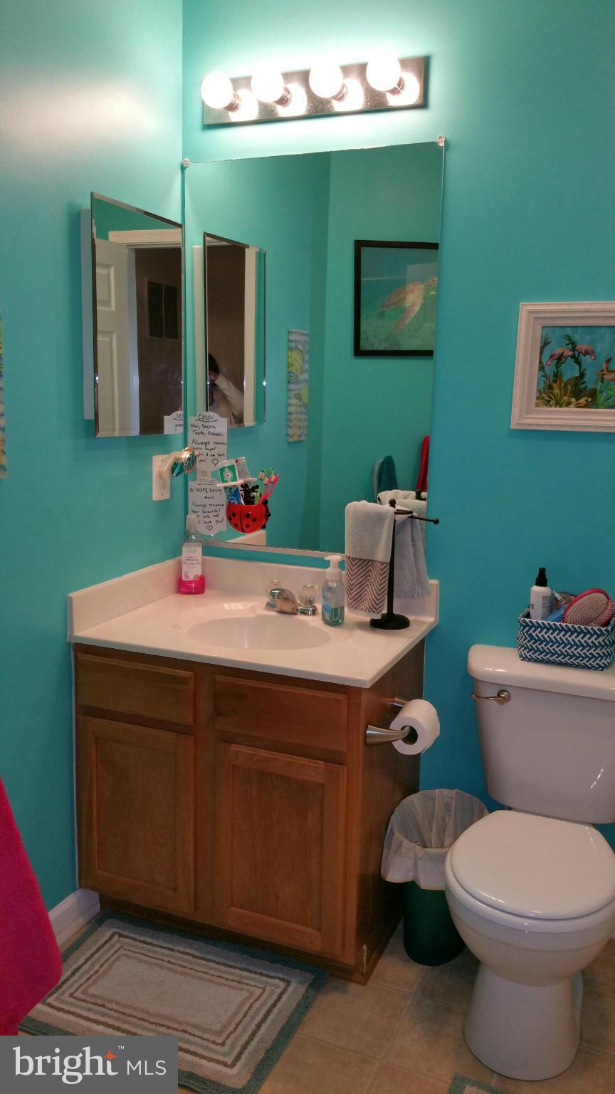 917 Tipton Road Baltimore, MD 21220 - Photo 14 of 24 a bathroom with a toilet sink and mirror